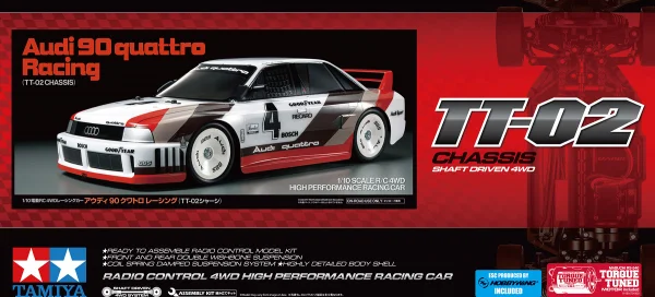 Tamiya Audi 90 Quattro Racing (TT-02)