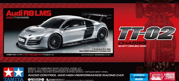 Tamiya Audi R8 LMS 2008 (TT-02) ** CLEARANCE **