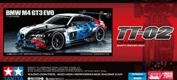 Tamiya BMW M4 GT3 Evo (TT-02)