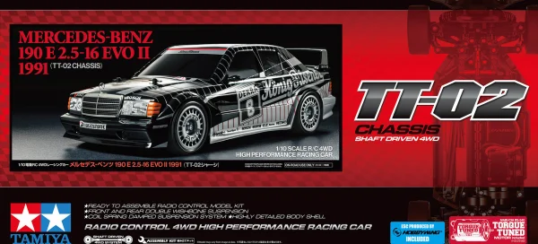 Tamiya Mercedes-Benz 190 E 2.5-16 EVO II 1991 — image 13 of 14