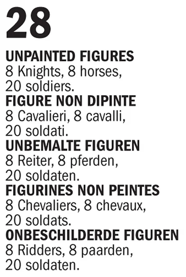 Italeri 100 Years War French Warriors