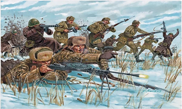 Italeri 1/72 Ussr Inf Winter WWII