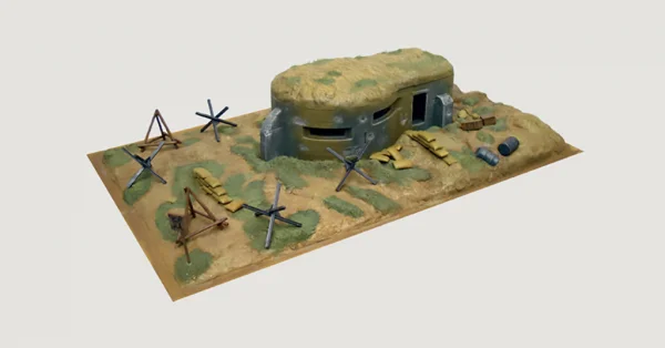 Italeri 1/72 Bunkers + Accessories