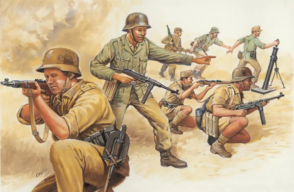 Italeri 2nd Ww German Afrika Corps