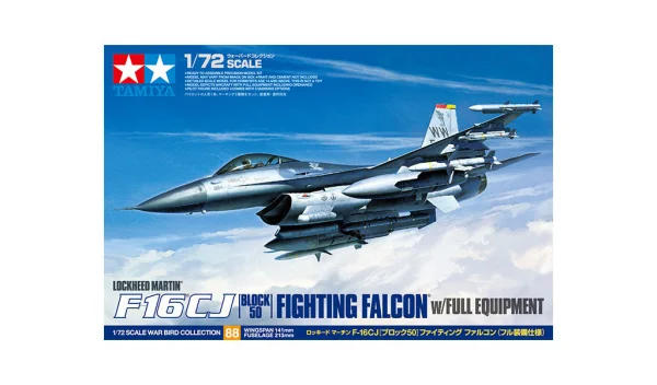 Tamiya F-16Cj Block 50 With Full Equipment