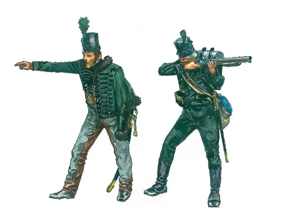 Italeri 1/72 Nap Wars British Green Jackets