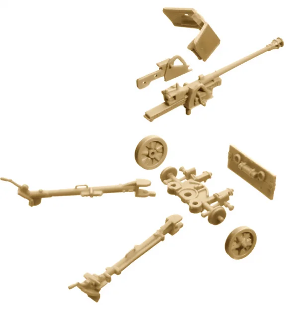 Italeri 1/72 WWII German Pak40 At Gunw/Serv