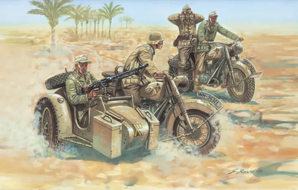 Italeri WWII German Motorcycles