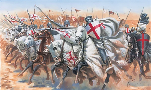 Italeri 1/72 Medieval Era Templar Knights