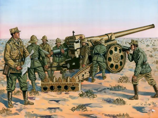 Italeri 1/72 Italian Cannon 149/40 W Crew