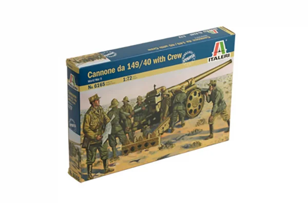 Italeri 1/72 Italian Cannon 149/40 W Crew