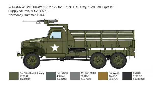 Italeri 1/35 Gmc 2.5 Ton Truck — image 4 of 13