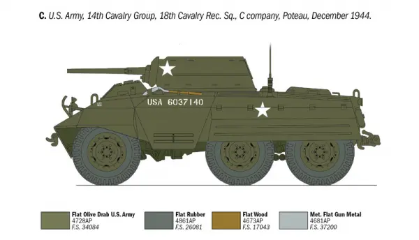 Italeri M 8 Greyhound — image 13 of 13