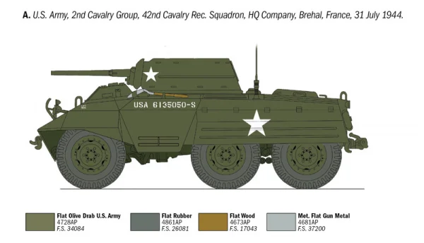 Italeri M 8 Greyhound — image 3 of 12