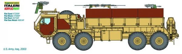 Italeri M985 Hemitt Gun Truck — image 8 of 12