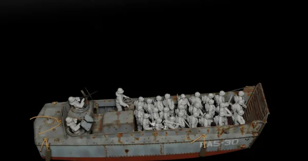 Italeri Lcvp With US Infantry D Day &mdash; image 10 of 15