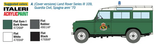 Italeri Land Rover 109 Guardia Civil