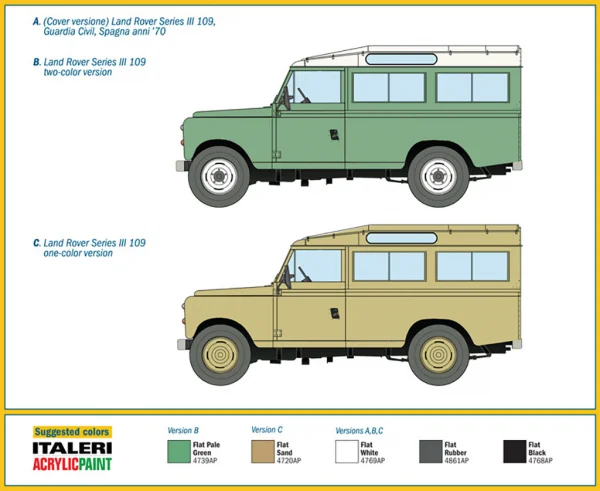 Italeri Land Rover 109 Guardia Civil