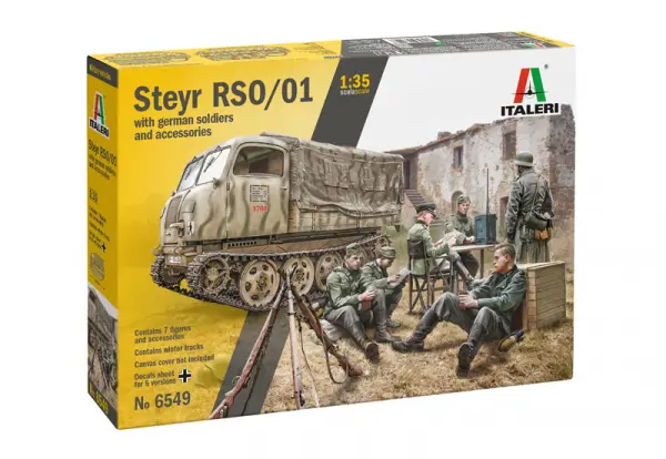 Italeri Steyr Rso/01 With Germ Soldiers — image 16 of 16