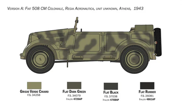 Italeri 508 Cm Coloniale Staff Car