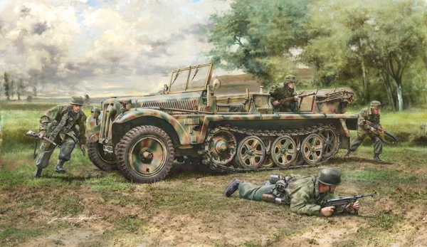 Italeri Sd Kfz Demag D7 With Paratroopers — image 10 of 11