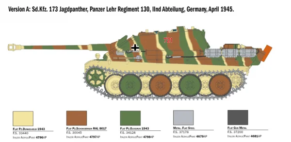 Italeri Sd Kfz 173 Jagdpanther Winter Crew — image 6 of 10