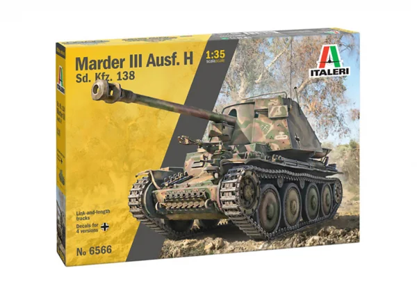 Italeri Sd Kfz 138 Ausf H Marder III W Crew