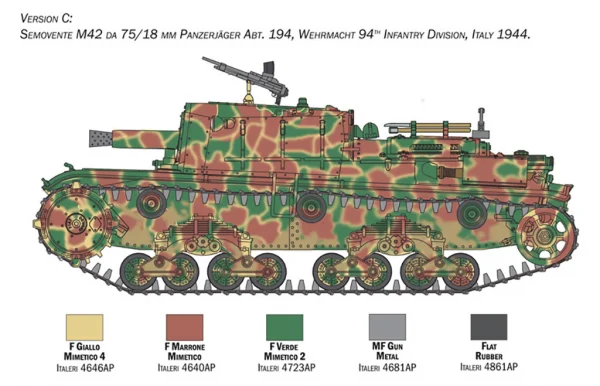 Italeri Semovente M42 da 75/18 mm