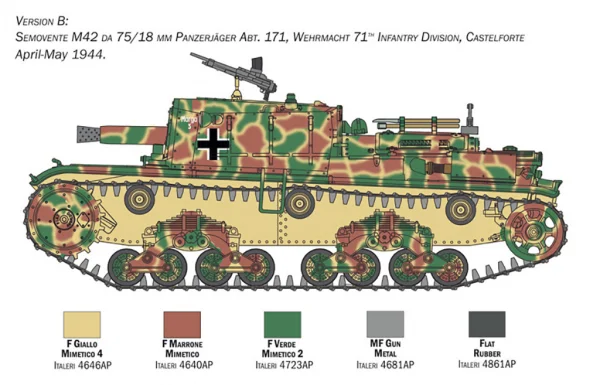 Italeri Semovente M42 da 75/18 mm