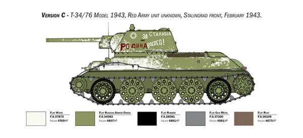 Italeri T-34/76 Mod 43 — image 9 of 15