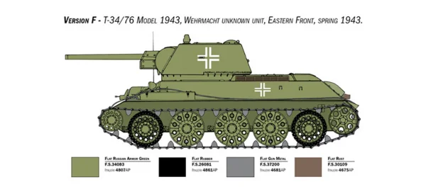 Italeri T-34/76 Mod 43 — image 6 of 15