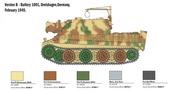 Italeri 1/35 38Cm Rw 61 Aus Sturmmorser Tig — image 5 of 10