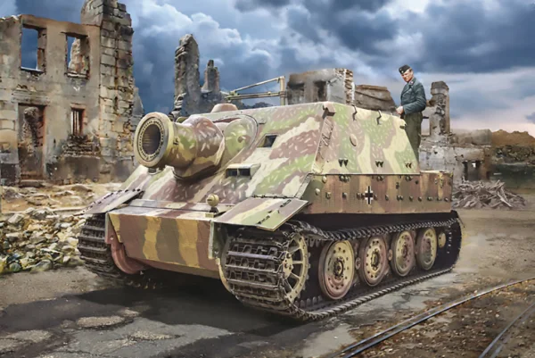 Italeri 1/35 38Cm Rw 61 Aus Sturmmorser Tig — image 9 of 10