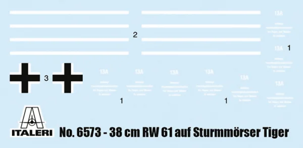 Italeri 1/35 38Cm Rw 61 Aus Sturmmorser Tig — image 7 of 10