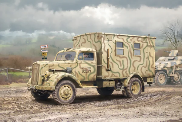 Italeri Sdkfz 305/22 Opel Blitz Radio Truck — image 11 of 12