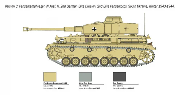 Italeri Pz Kpfw IV Ausf H