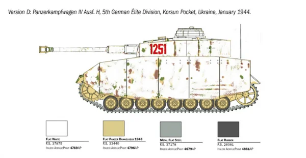 Italeri Pz Kpfw IV Ausf H