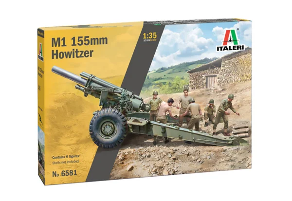 Italeri M1 155mm Gun With Crew