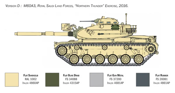 Italeri M60A-3