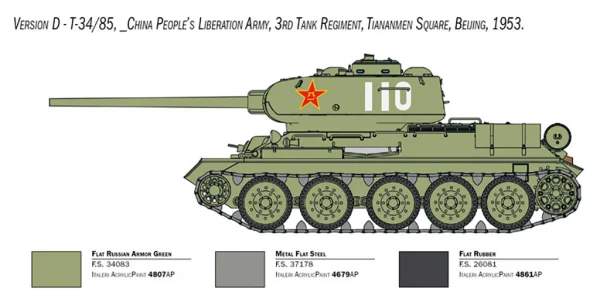 Italeri T-34/85 Korean War — image 15 of 15