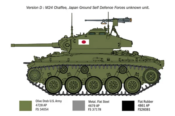 Italeri M24 Chaffee Korean War