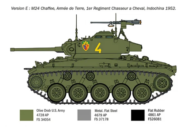Italeri M24 Chaffee Korean War