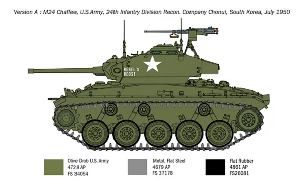 Italeri M24 Chaffee Korean War