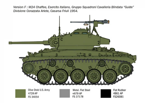 Italeri M24 Chaffee Korean War