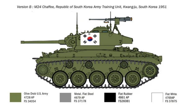 Italeri M24 Chaffee Korean War