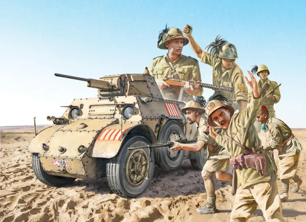 Italeri Ab41 With Bersaglieri It Infantry — image 9 of 10