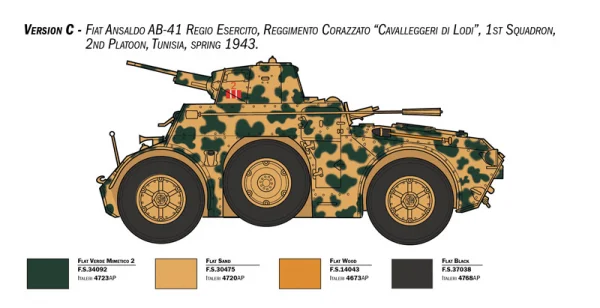 Italeri Ab41 With Bersaglieri It Infantry — image 5 of 10