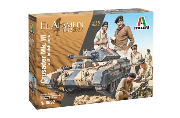 Italeri Crusader Mk III With Tank Crew