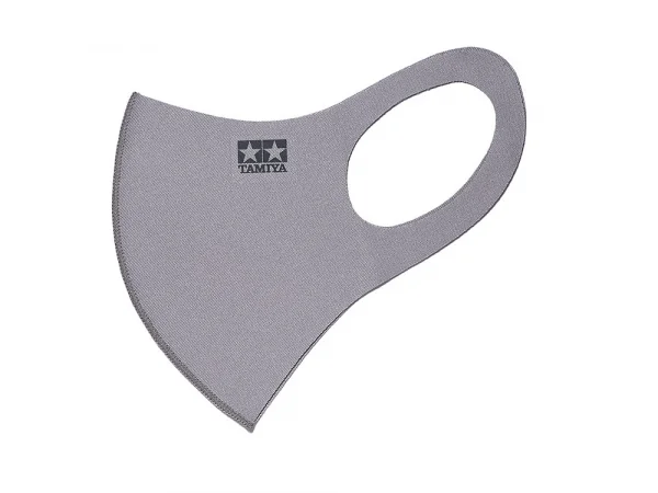 Tamiya Official Comfort Fit Face Mask - Grey - Large	
