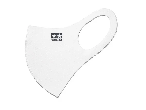 Tamiya Official Comfort Fit Face Mask - White - Large	 ** CLEARANCE **